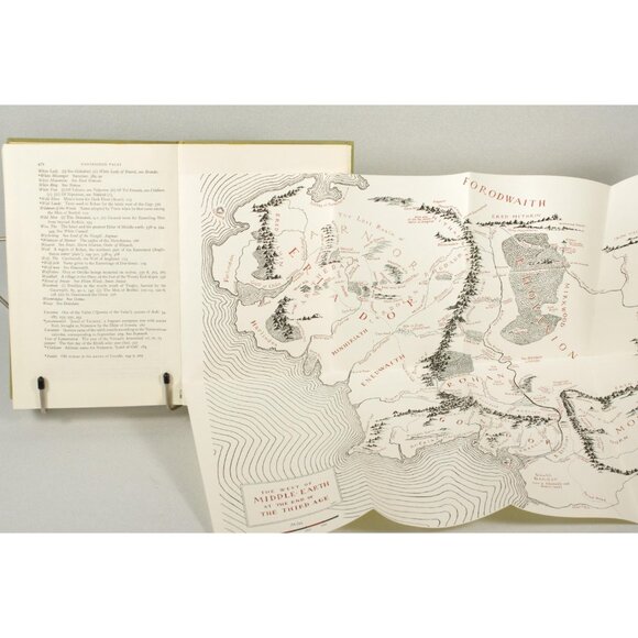 J.R.R. Tolkien Unfinished Tales of Numenor and Middle Earth 1st American Edition - Picture 8 of 9